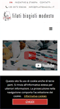 Mobile Screenshot of filatibiagioli.it